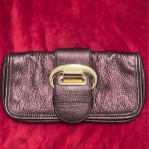 Michael Kors leather clutch